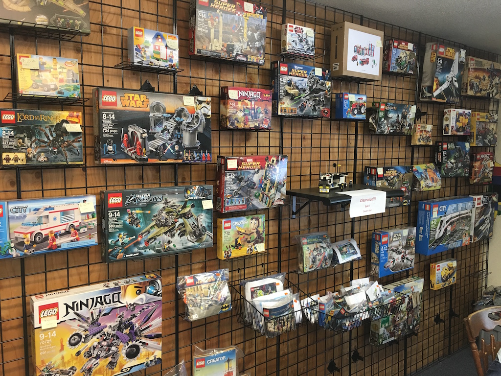 Wall of Lego Sets