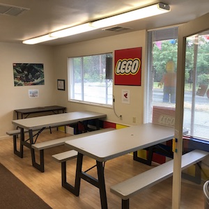 Lots of table space for birthday parties